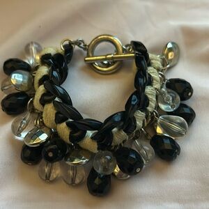 Super funky chunky mixed media bracelet